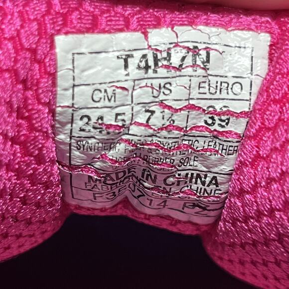 ASICS GEL-Kayano 21 Running Shoes Womens Size 7.5 Blue Pink T4L7N Stability - Picture 8 of 9